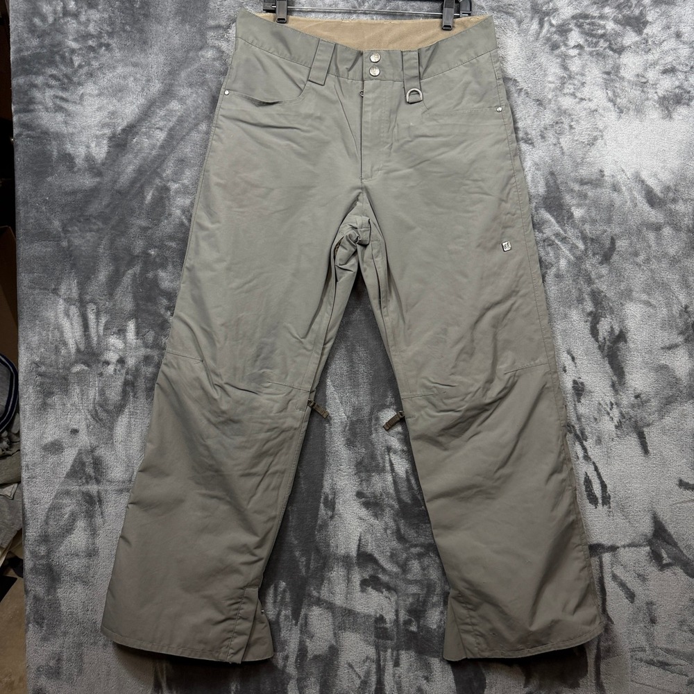 Planet Earth Snow Pants Mens Size Medium Grey Insulated Ski Snowboard Trousers